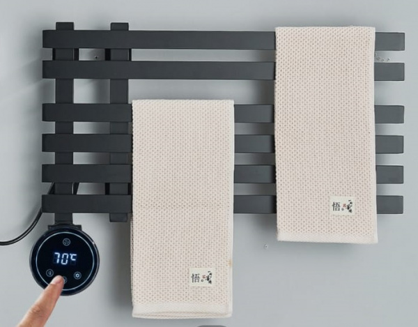 Полотенцесушитель В30*Ш60 электрический матовый графит